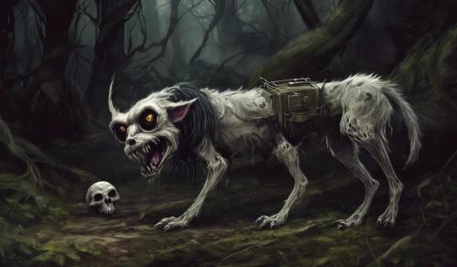 Creepy skulldog