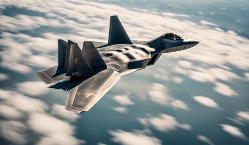 F-22 Raptor in air to air combat