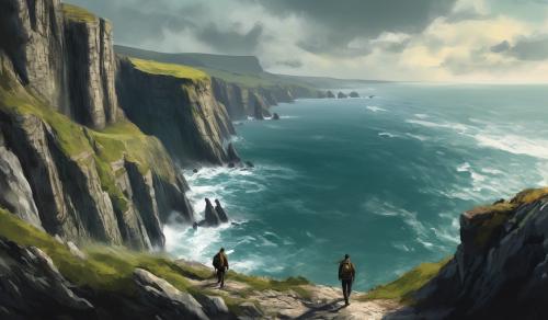 Irish cliff walking