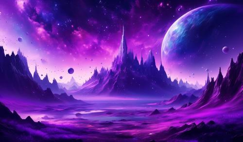 Purple Galaxy world