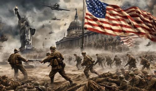 Please show the United States making a last stand if Germany won World War Two and tried to take over the United States