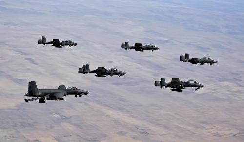 Flight of A10 Warthogs