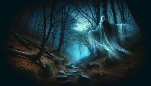 A Wraith in the creepy woods.