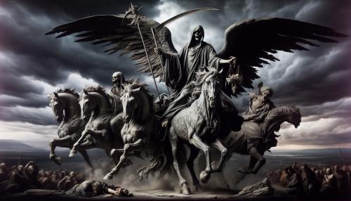 Angel of death, riding with the four  horse men.