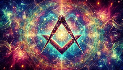 Masonic square and compas