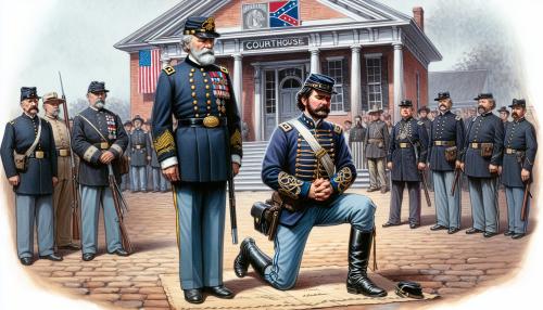 lee's surrender at appamatox courthouse