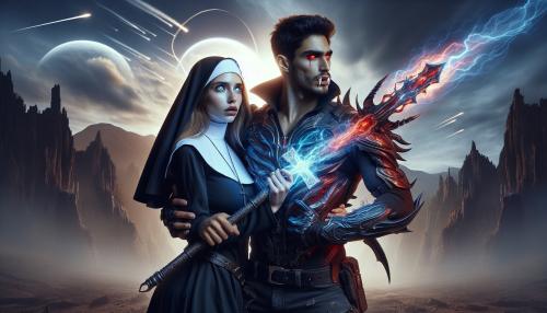Warrior nun with her vampire soulmate defending the world at the end of day.