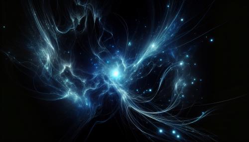 glowing blue lines in dark HD