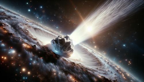 comet in space HD