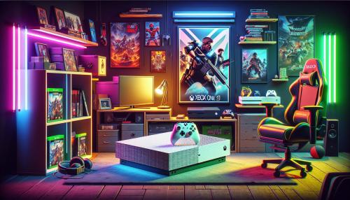 Un xbox one s en un cuarto gamer